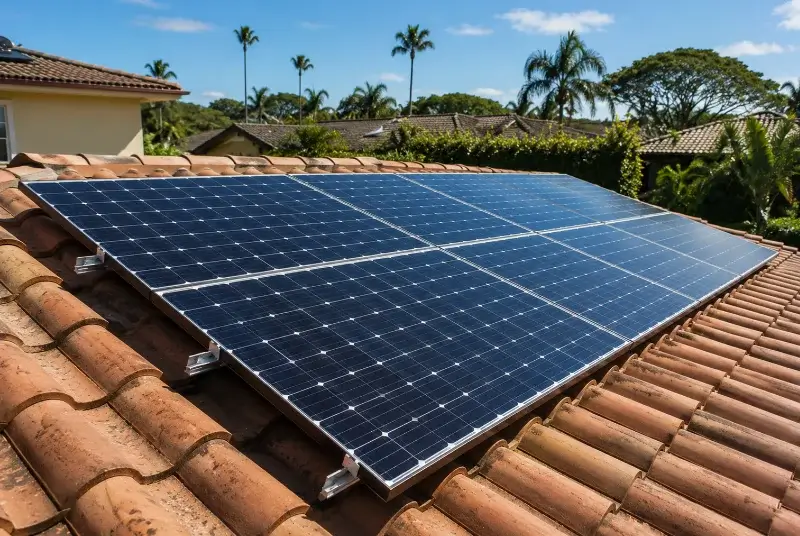 Installation de panneaux solaires à Fraissines